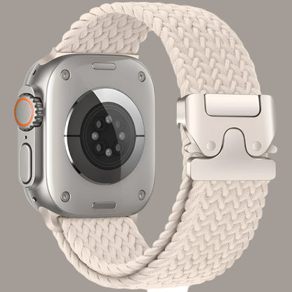 Bracelet Tissu Réglable pour Apple Watch – Style Robuste & Confortable