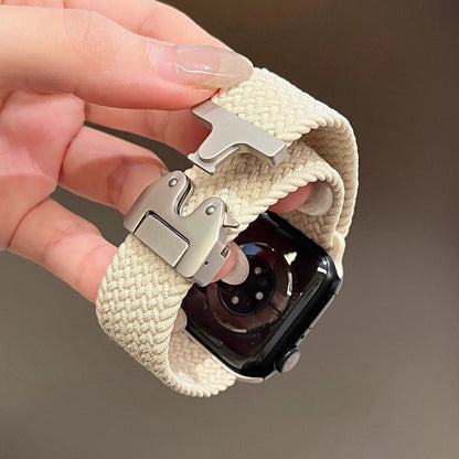 Bracelet Tissu Réglable pour Apple Watch – Style Robuste & Confortable