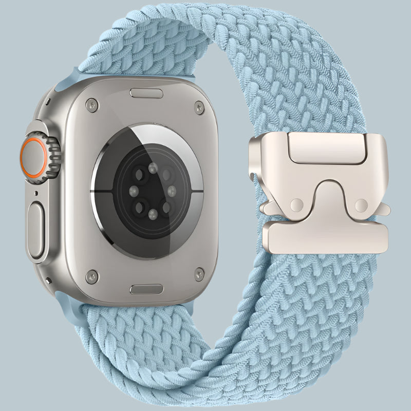 Bracelet Tissu Réglable pour Apple Watch – Style Robuste & Confortable