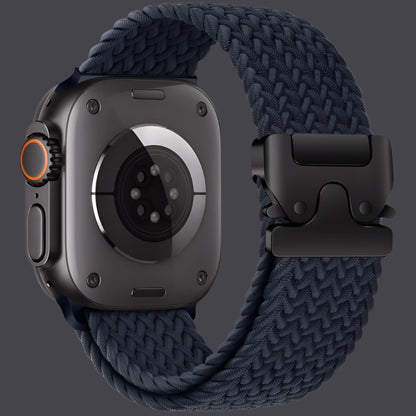 Bracelet Tissu Réglable pour Apple Watch – Style Robuste & Confortable