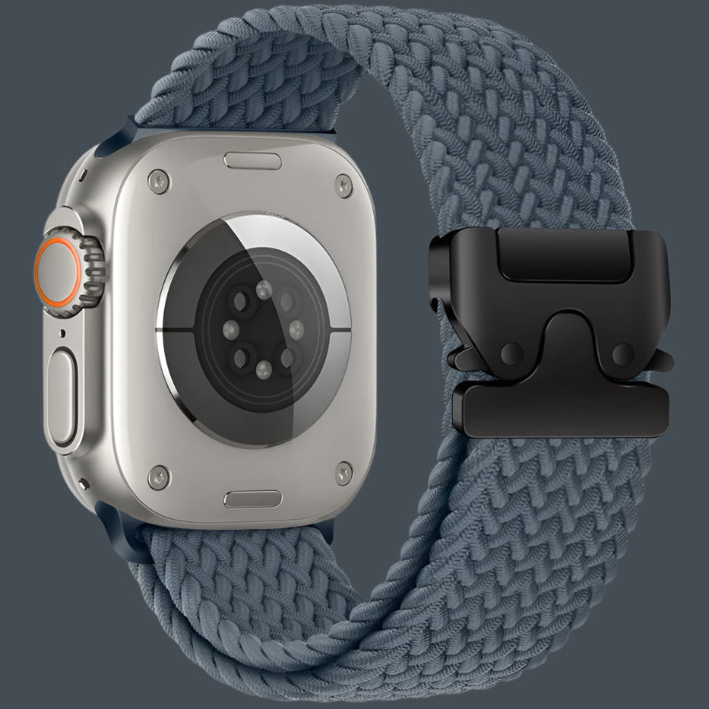 Bracelet Tissu Réglable pour Apple Watch – Style Robuste & Confortable