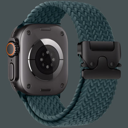 Bracelet Tissu Réglable pour Apple Watch – Style Robuste & Confortable