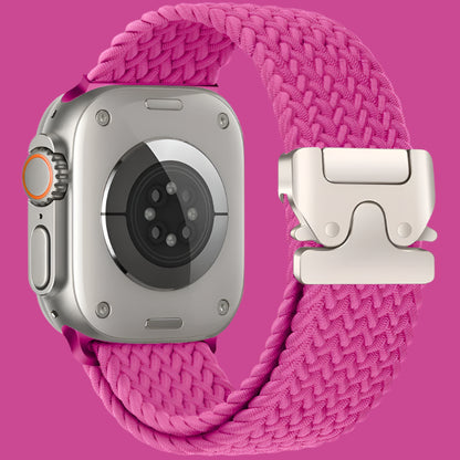 Bracelet Tissu Réglable pour Apple Watch – Style Robuste & Confortable